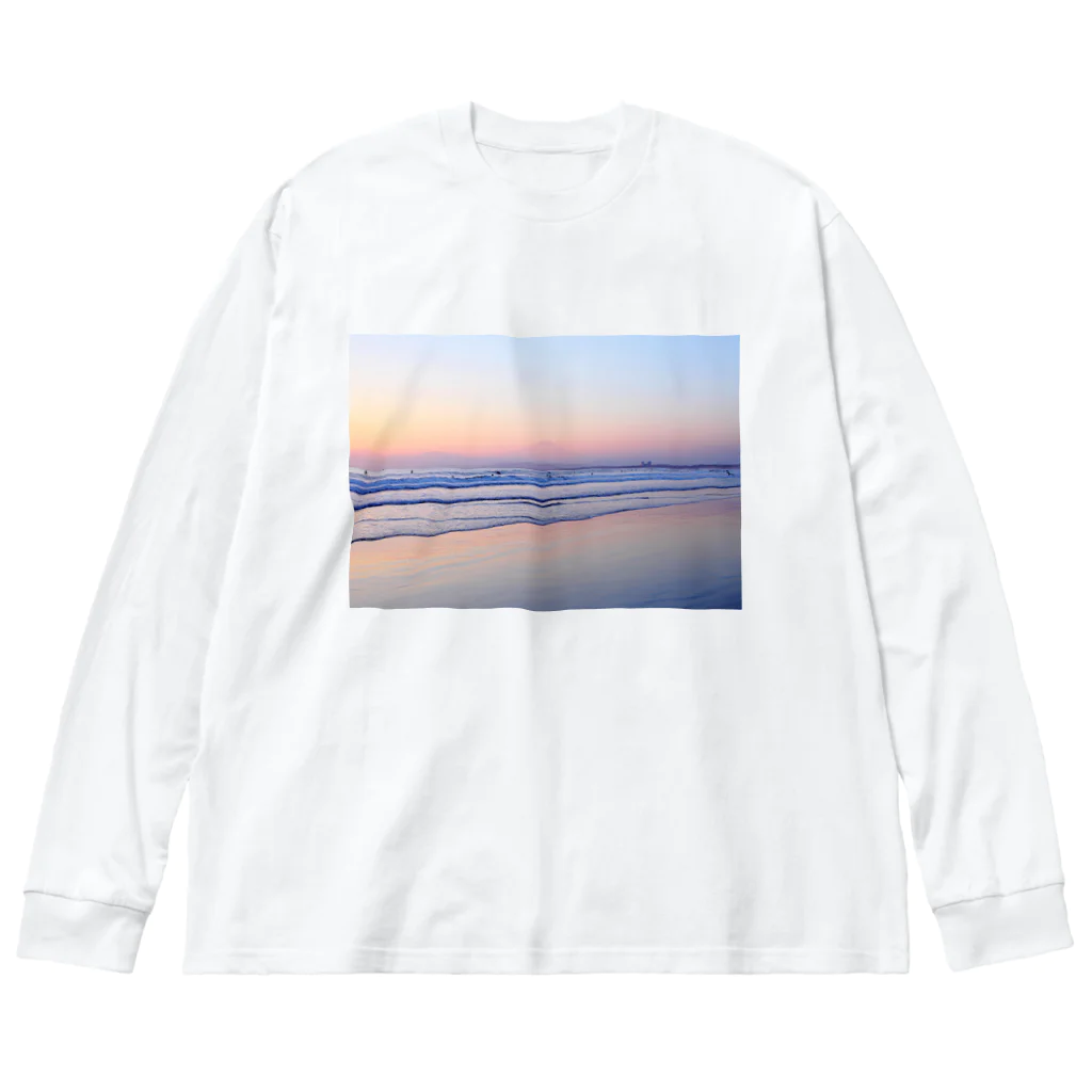 photo-kiokuの湘南 Big Long Sleeve T-Shirt