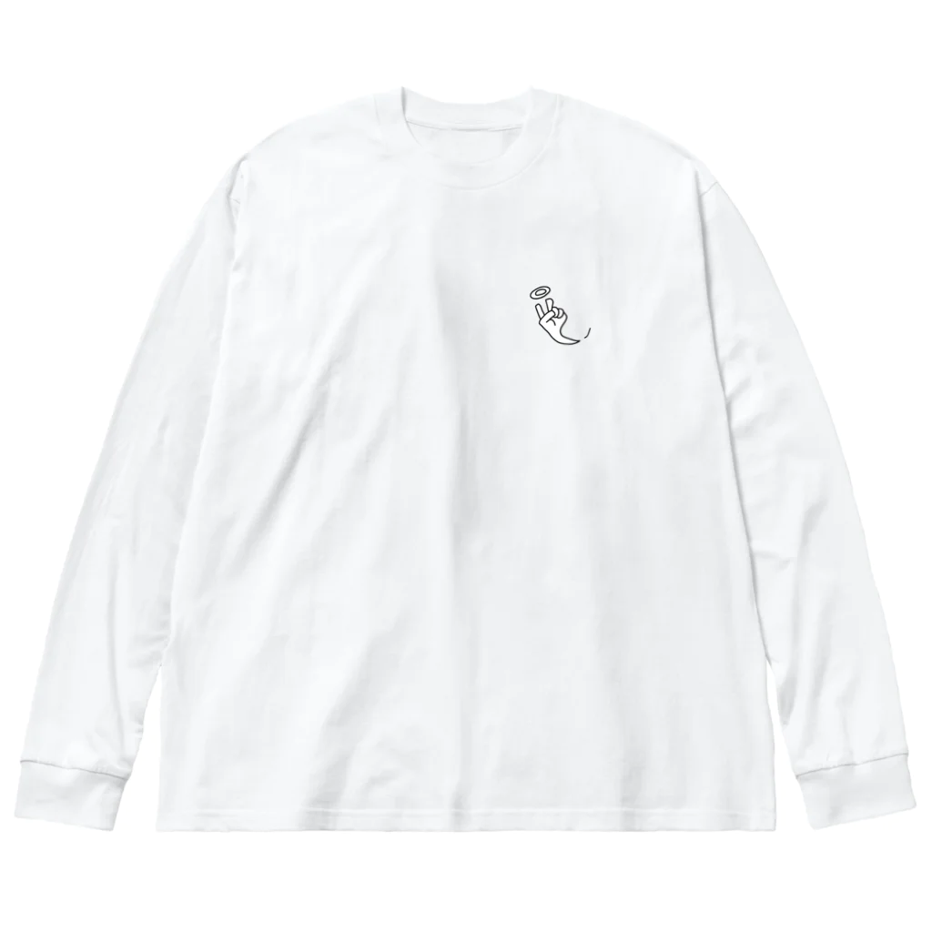 すいかいかのおばけちょき Big Long Sleeve T-Shirt