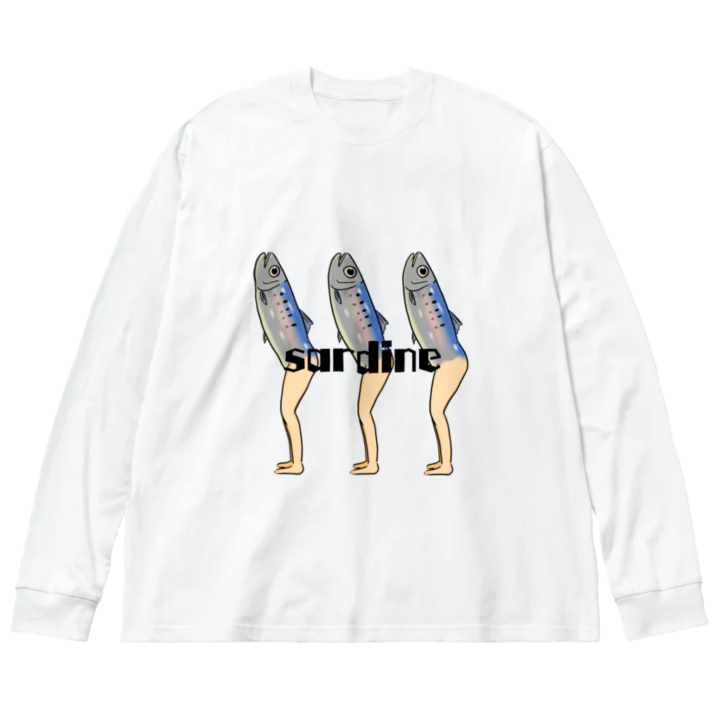 うらめし屋　の魚の人(いわし) Big Long Sleeve T-Shirt