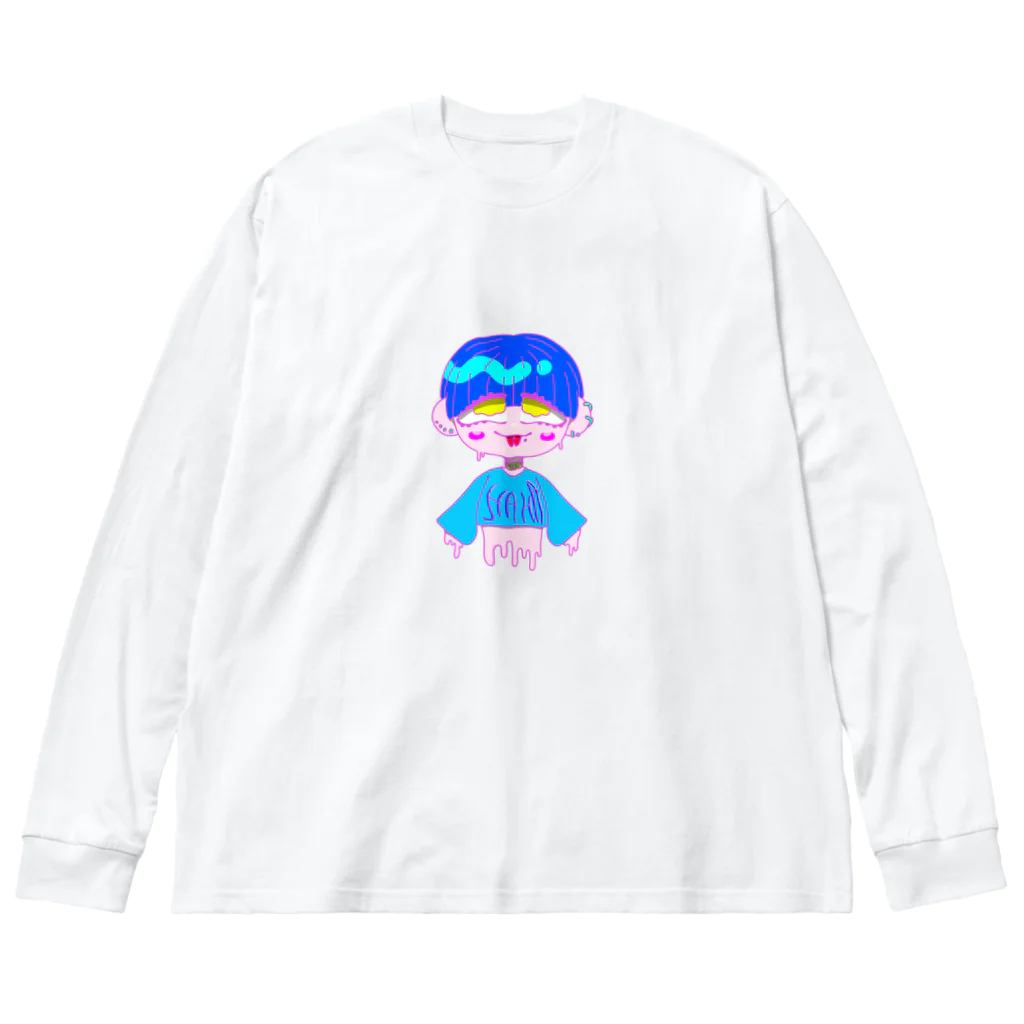 🈂️のんべ👅 ビッグシルエットロングスリーブTシャツ