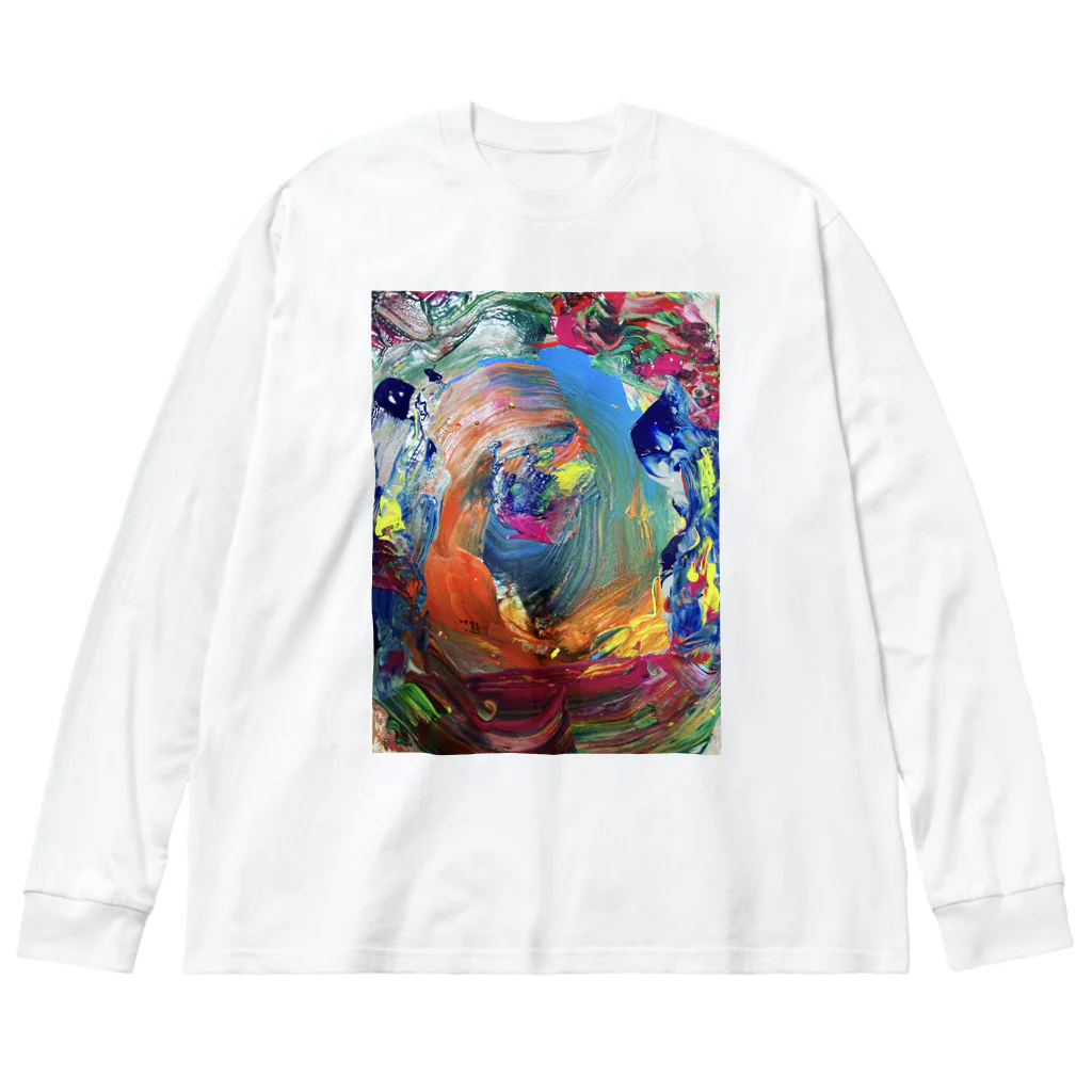 3oodgrip の獄彩肆暴徒爆音行脚 Big Long Sleeve T-Shirt