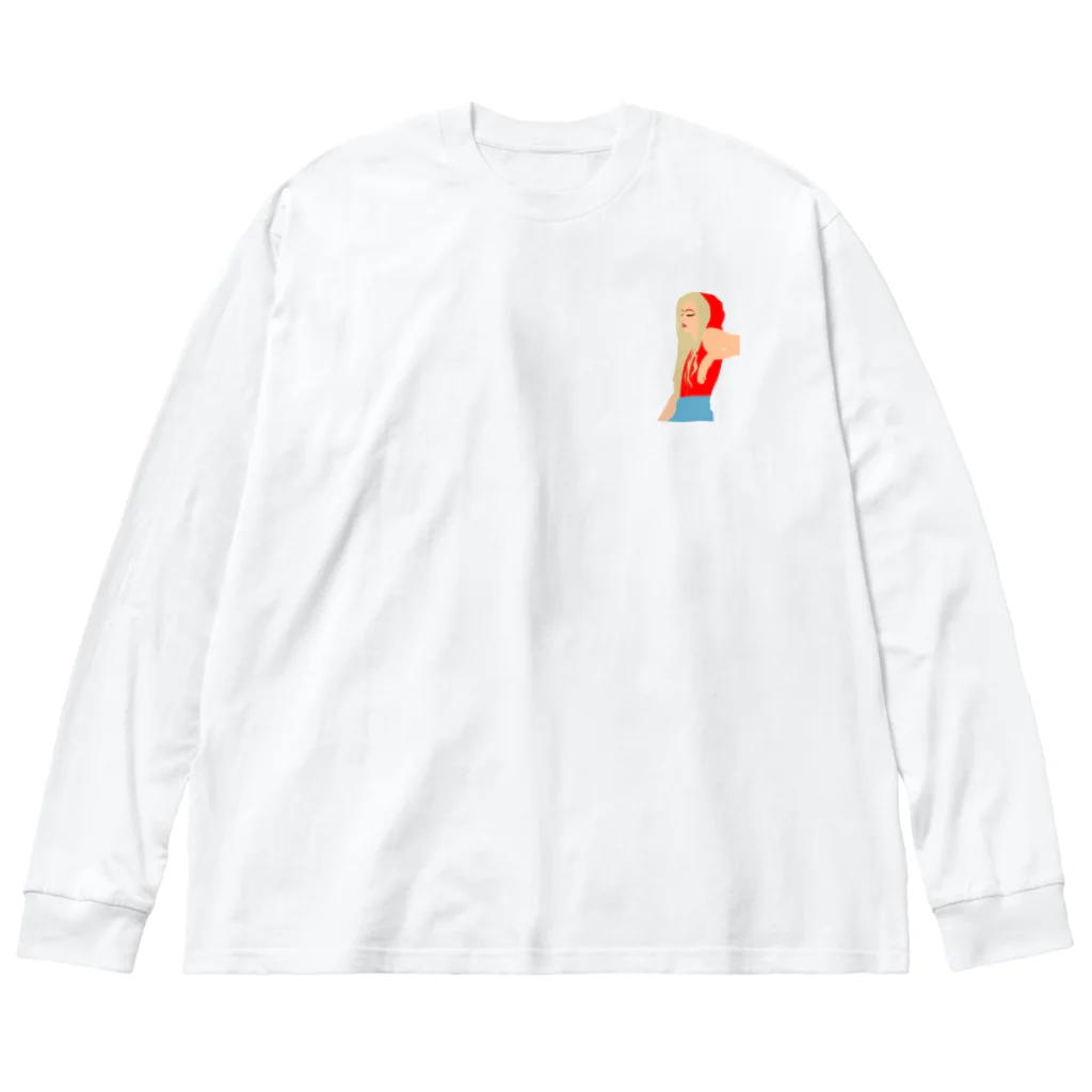 RainbowTokyoのSashay Away 文字抜き ビッグシルエットロングスリーブTシャツ