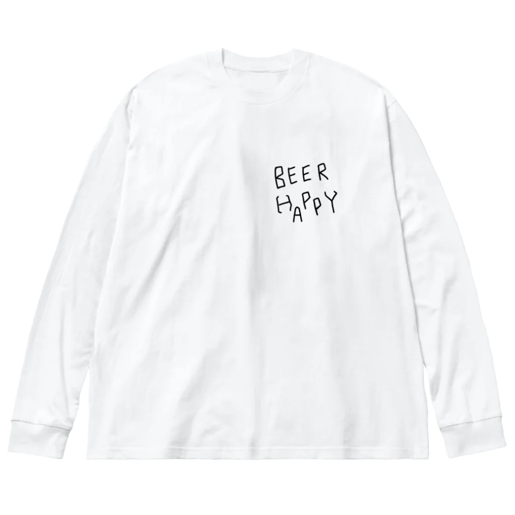 なおちんのBeer Happy Big Long Sleeve T-Shirt