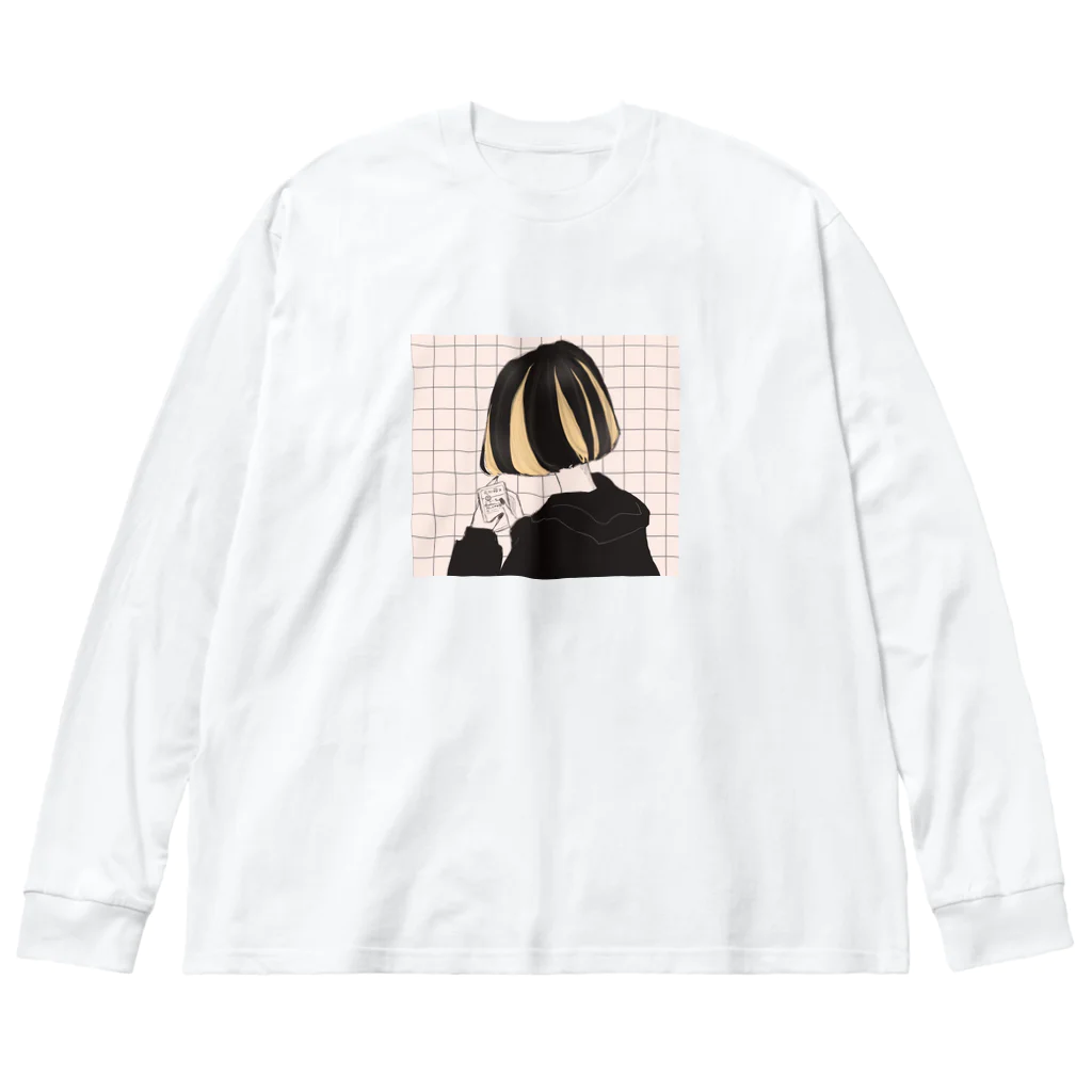 YXYのさついちゃん ビッグシルエットロングスリーブTシャツ