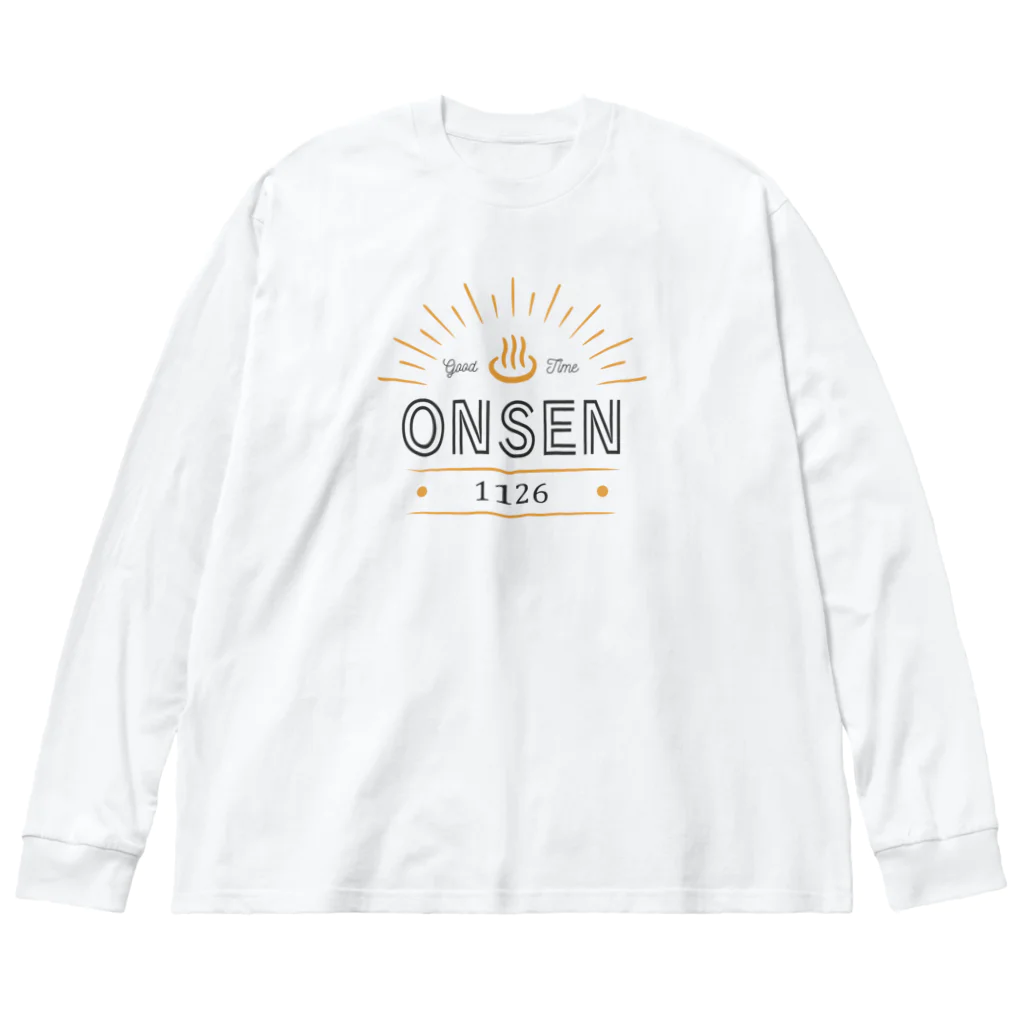 温泉グッズ@ブーさんとキリンの生活のONSEN Big Long Sleeve T-Shirt