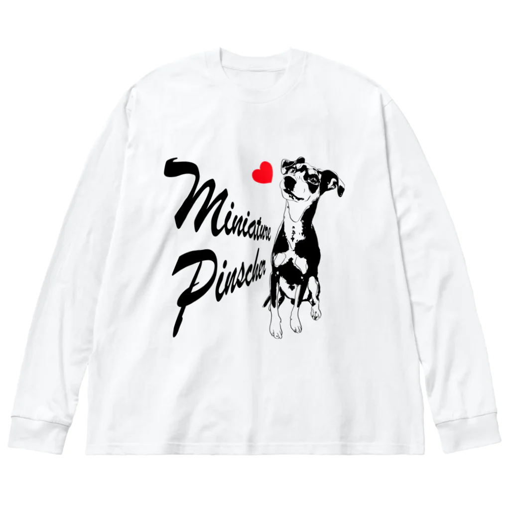 ミニピン クラブ minipin clubのミニピンLOVE♪ ビッグシルエットロングスリーブTシャツ