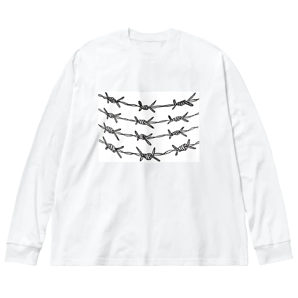 pecoranaのハリガネ Big Long Sleeve T-Shirt