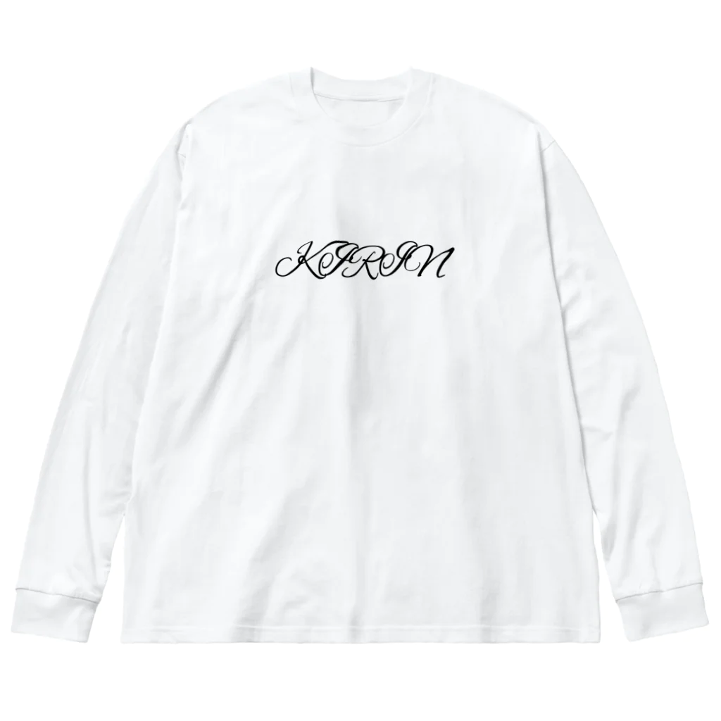 KIRINのグッズショップのKIRINデザインTシャツ Big Long Sleeve T-Shirt