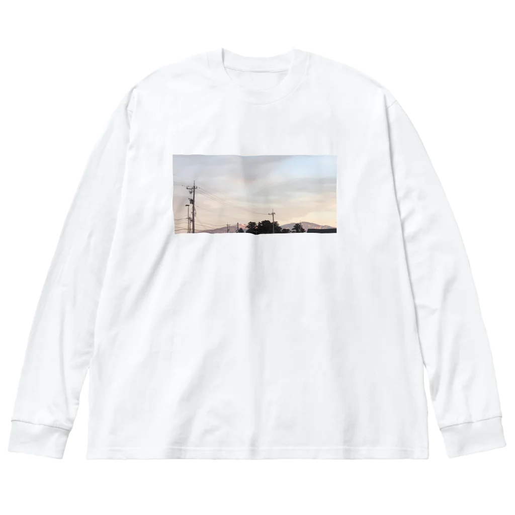 u tsu ro hi -のJan. 2022 " 桃色山脈 " Big Long Sleeve T-Shirt