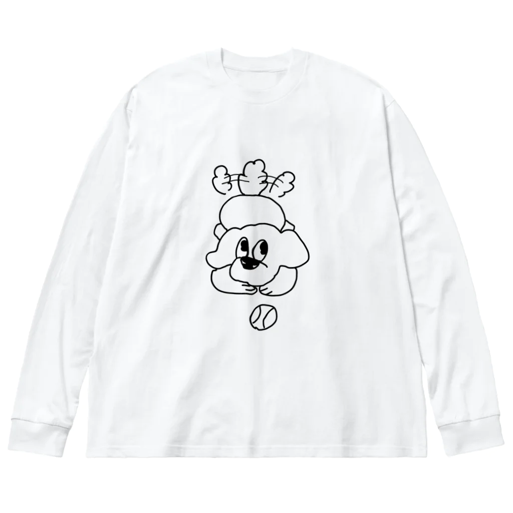 こうくんの遊んでほしいイッヌ(トイプードル) Big Long Sleeve T-Shirt