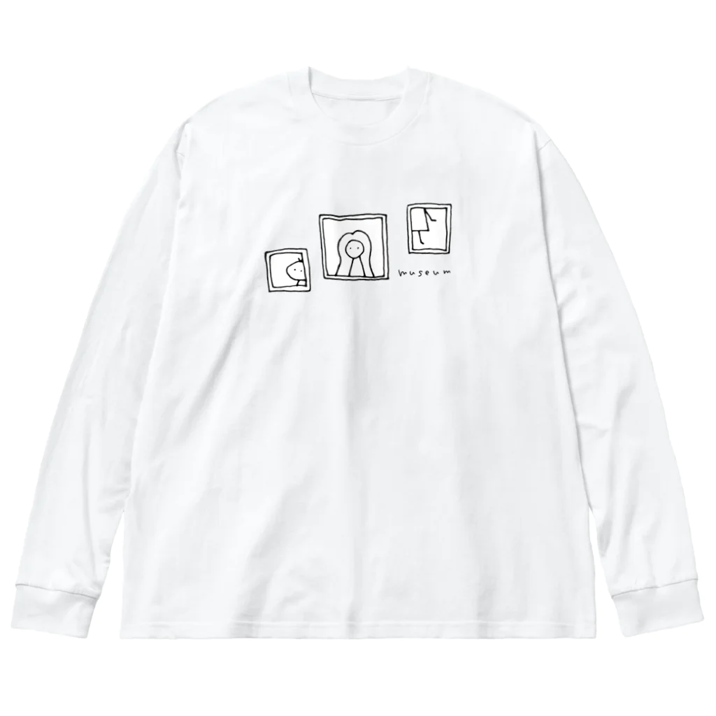 rurugirlのミュージアム Big Long Sleeve T-Shirt