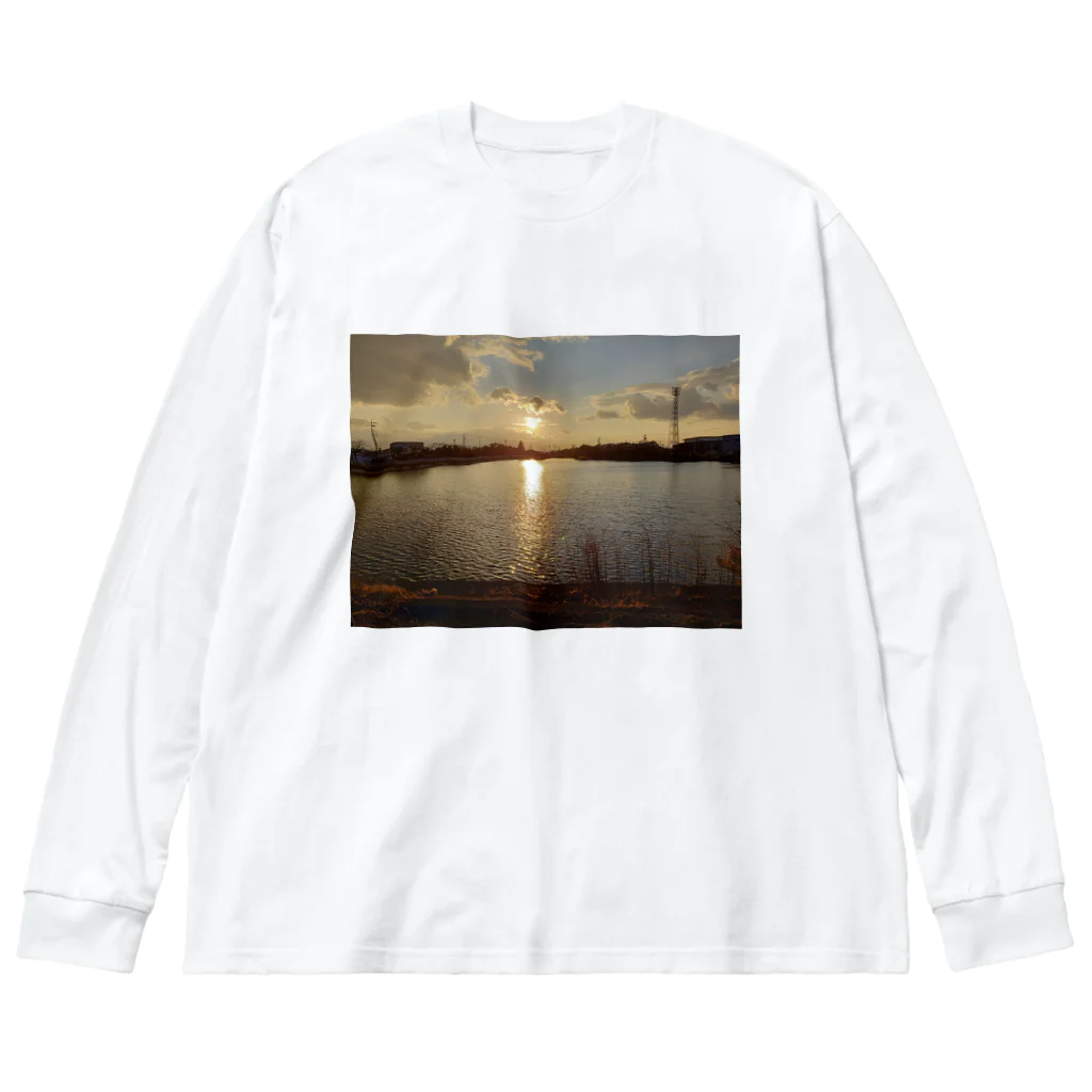 藤色の書斎のいつかの夕陽🌇 Big Long Sleeve T-Shirt