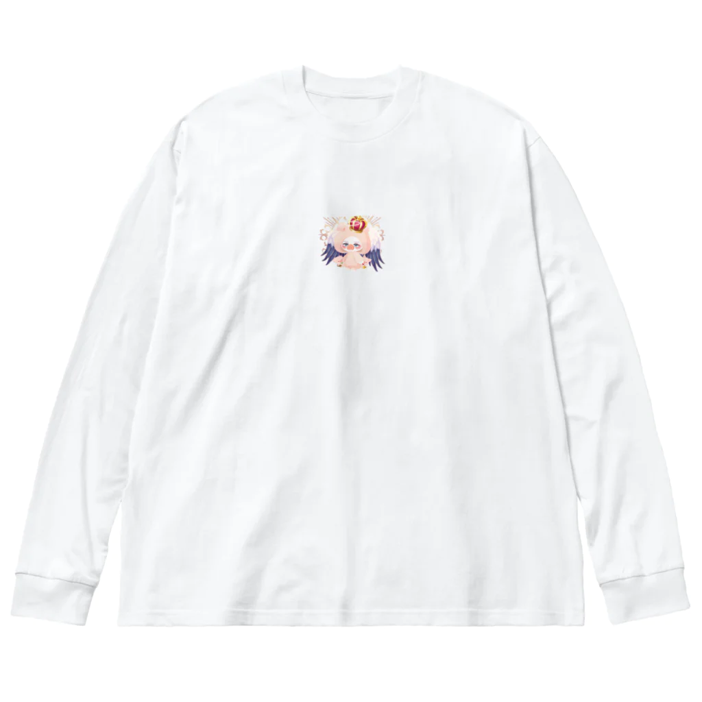 あいちゃ？の豚の神様 ビッグシルエットロングスリーブTシャツ