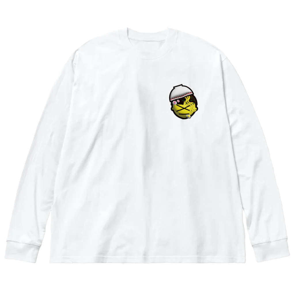 世界平和のぷっくりラーメン君 Big Long Sleeve T-Shirt