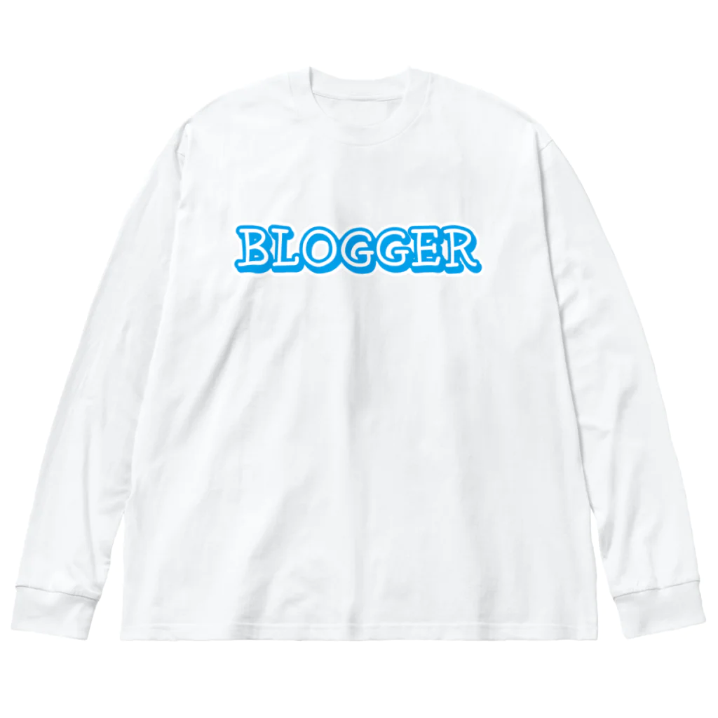 きくのらくがきのBLOGGER きく ビッグシルエットロングスリーブTシャツ