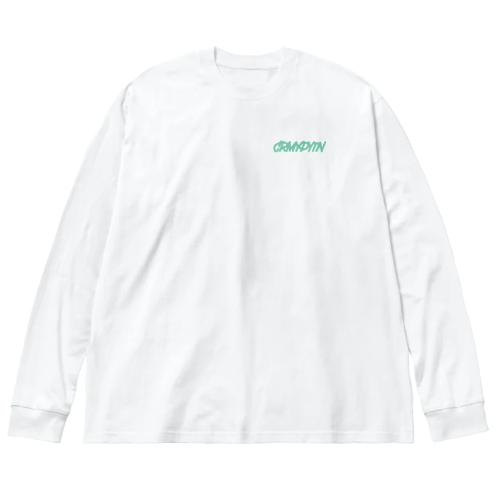 Creamy_PythonのCRMYPYTN #Mint_Green Big Long Sleeve T-Shirt