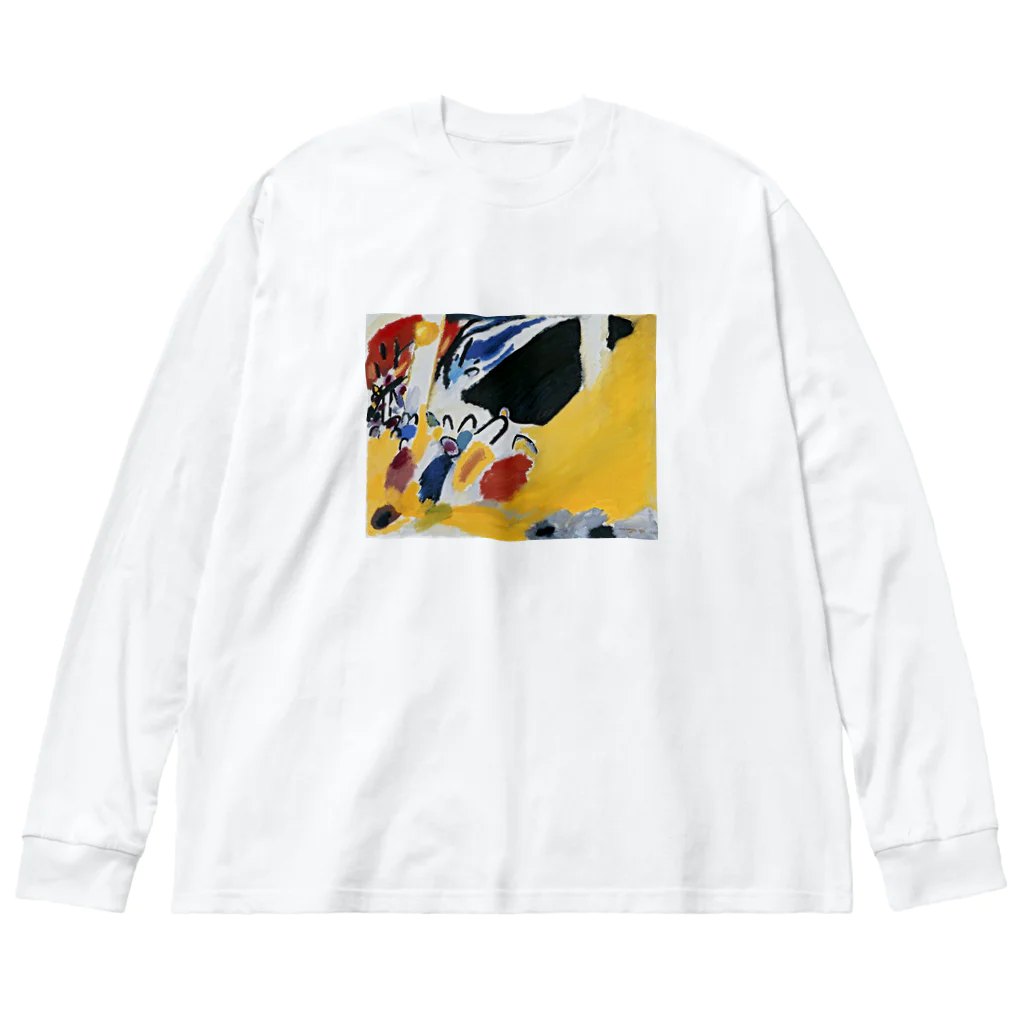 impressionismのWassily Kandinsky - Impression III (Konzert) ビッグシルエットロングスリーブTシャツ