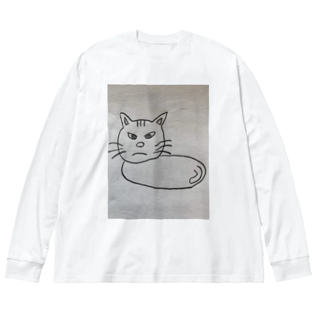 おたまじゃくし⭐️⭐️⭐️✨🍬のNEKOちゃん ビッグシルエットロングスリーブTシャツ