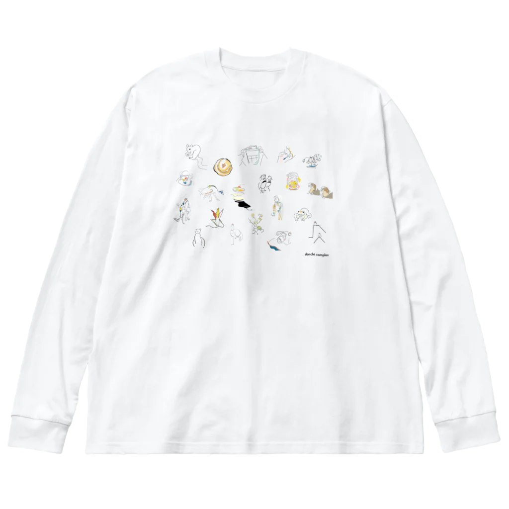 danchi complex SUZURI店のくらしたち Big Long Sleeve T-Shirt