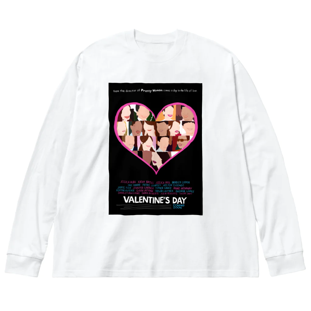 コノデザインのValentine's Day Fan Art ビッグシルエットロングスリーブTシャツ