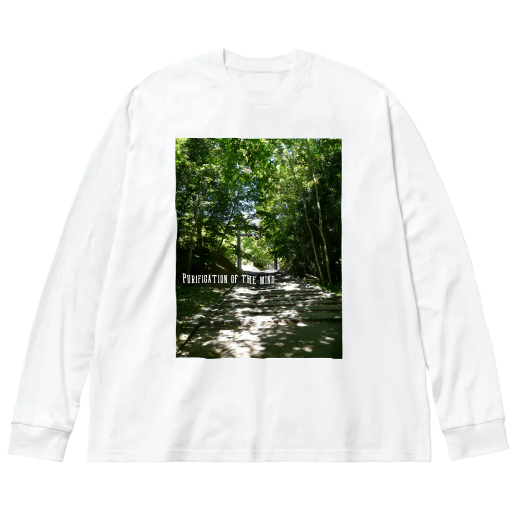 TAKUYA DESIGN WORKSのPurification of the mind Big Long Sleeve T-Shirt