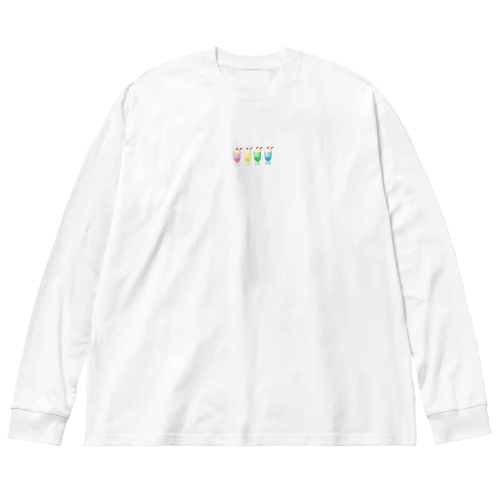 むとうの4色クリームソーダ Big Long Sleeve T-Shirt