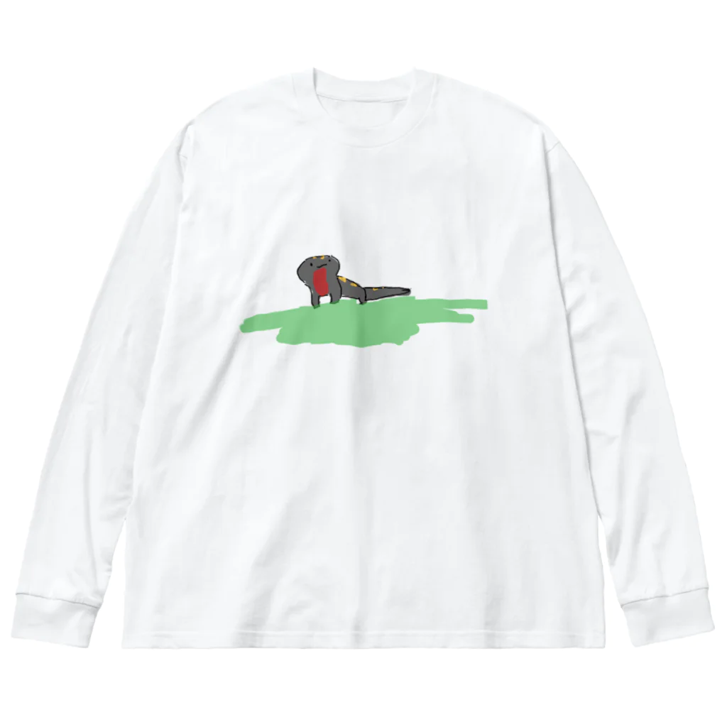 井上のしりけんいもり Big Long Sleeve T-Shirt