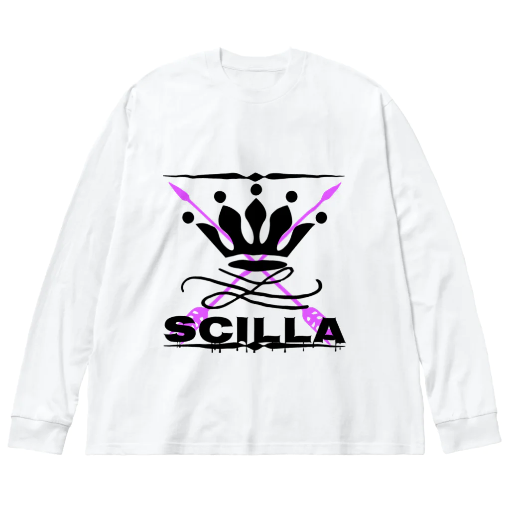 Scillaのスキルラ第1号 ビッグシルエットロングスリーブTシャツ