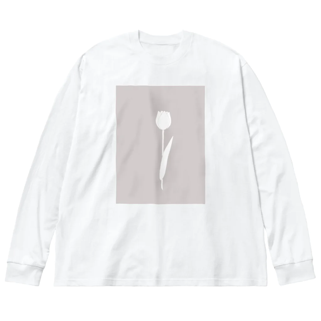 rilybiiのTulip silhouette Big Long Sleeve T-Shirt