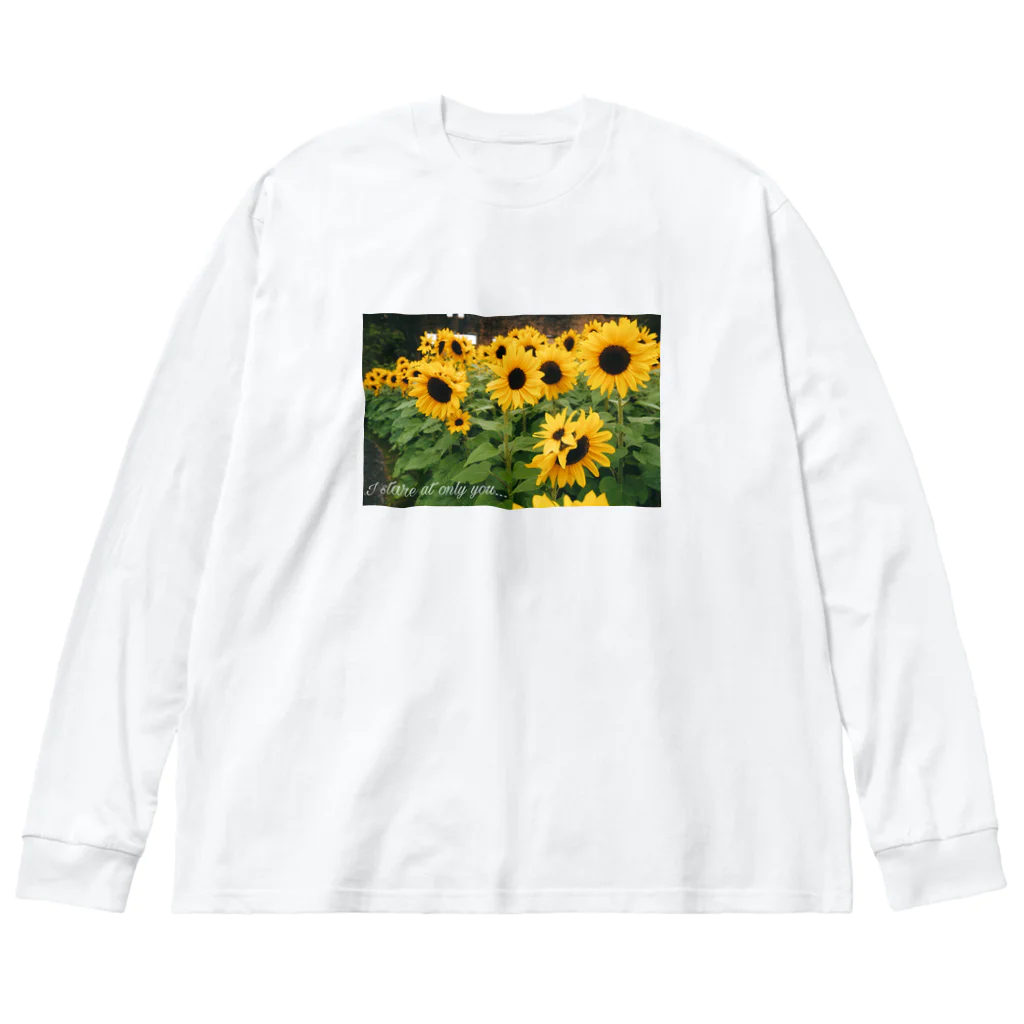 蒼月 イルのSunflower ビッグシルエットロングスリーブTシャツ