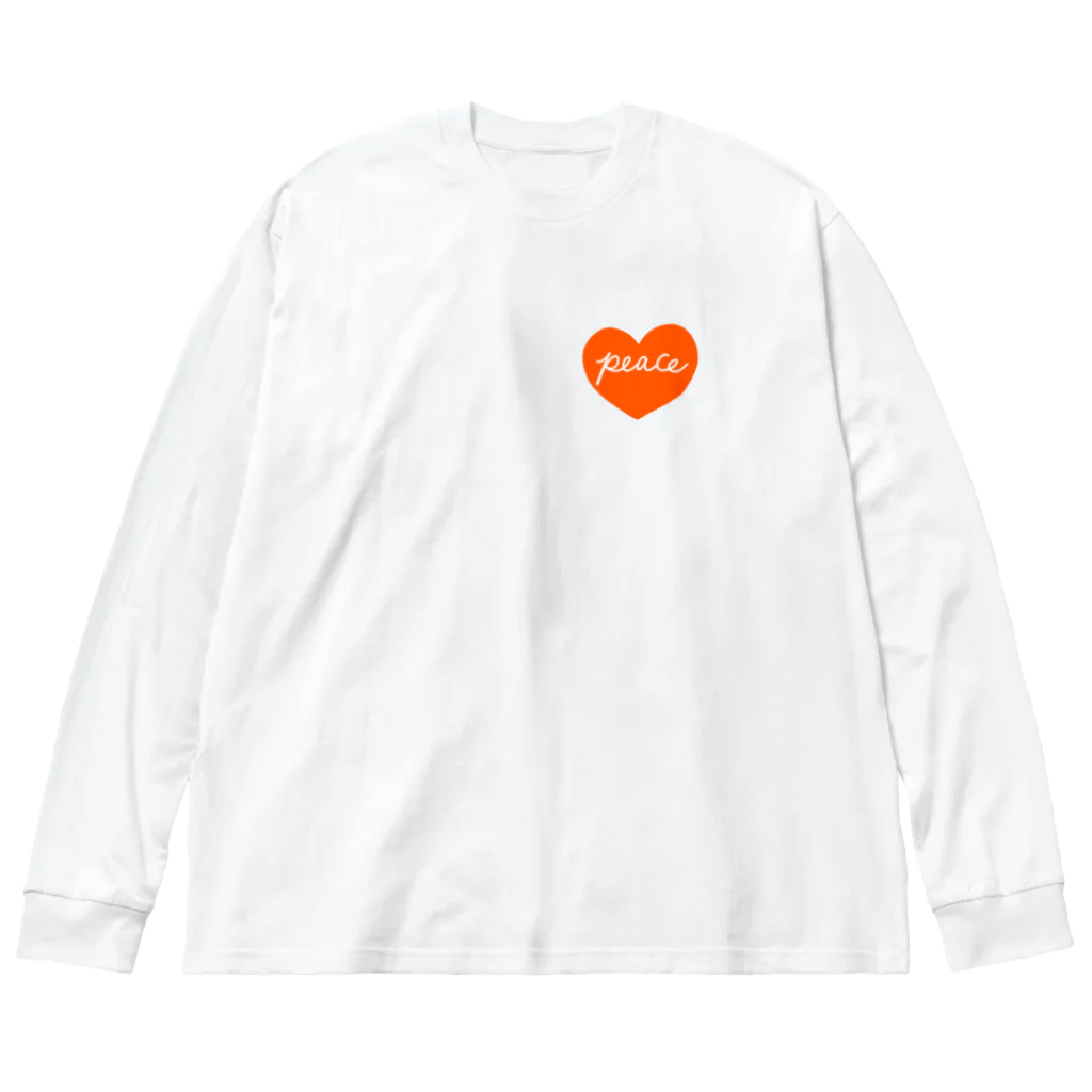 おばあちゃんのオレンジハート Big Long Sleeve T-Shirt