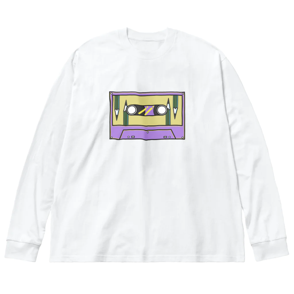 うらめし屋　のカセットと鉛筆　一個 Big Long Sleeve T-Shirt