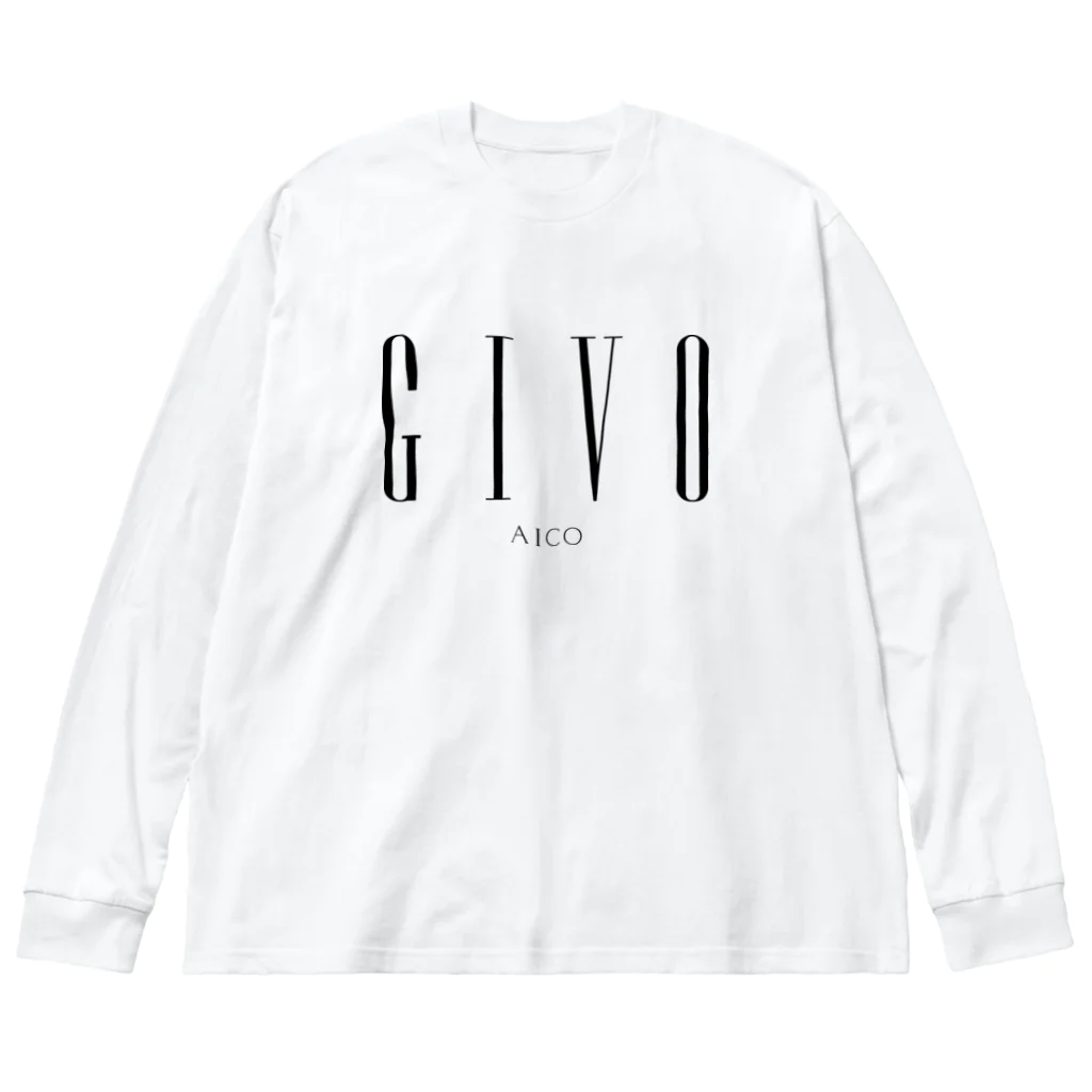 ふしぎ堂　SUZURI支店のアイコ・ギーヴォ（2022 SS） Big Long Sleeve T-Shirt