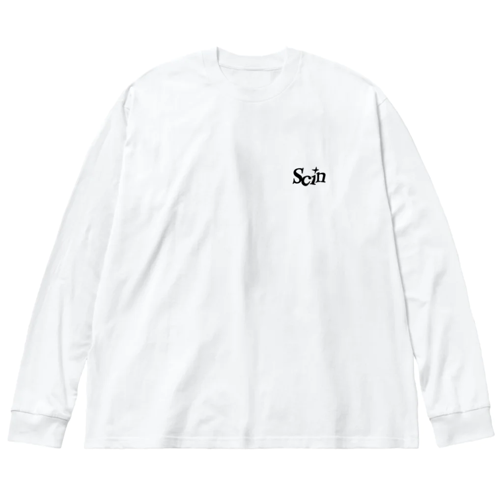 ScintillのScin T-shirt ビッグシルエットロングスリーブTシャツ