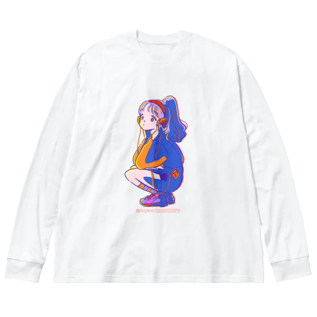 占いちゃんは決めきれない！presents ご自愛アイテム屋さんのmusic占いちゃん Big Long Sleeve T-Shirt