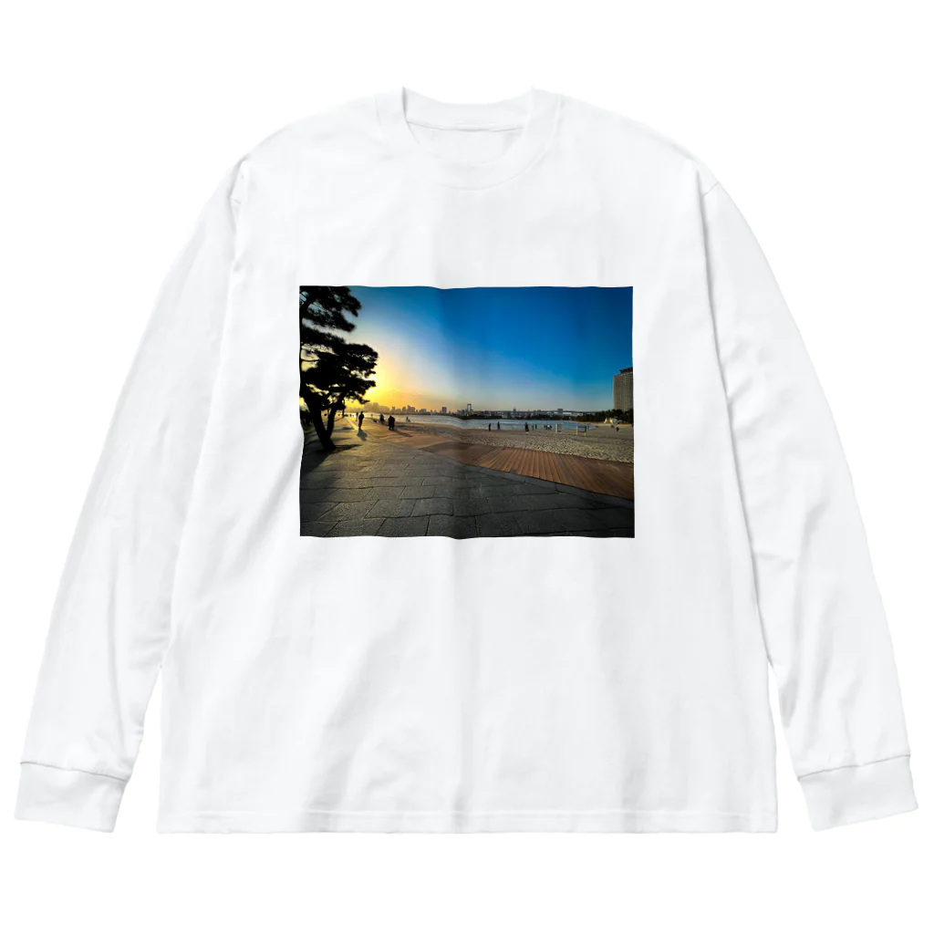 thekazuのお台場海浜公園 ビッグシルエットロングスリーブTシャツ