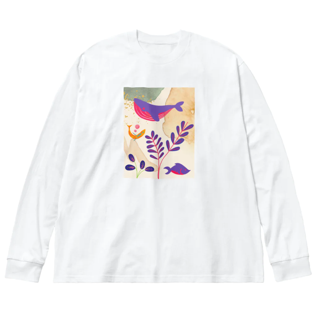 うなわるどの海と陸 Big Long Sleeve T-Shirt