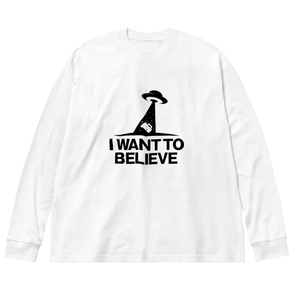 stereovisionのI WANT TO BELIEVE Big Long Sleeve T-Shirt