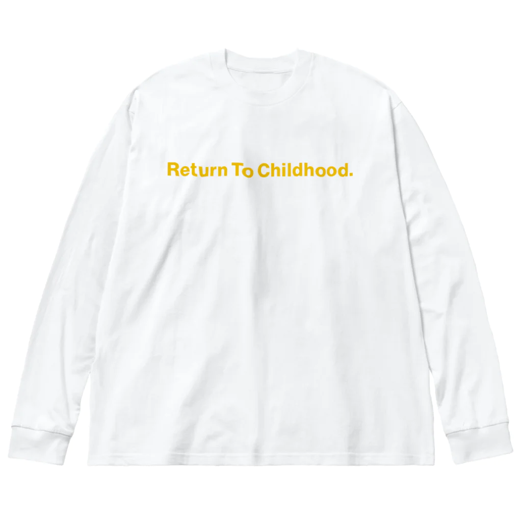 Return To Childhood.のReturn To Childhood. ビッグシルエットロングスリーブTシャツ