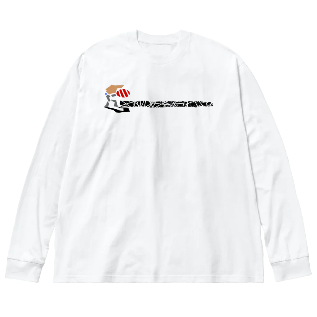 すとらとろんのブロイラーボーン ビッグシルエットロングスリーブTシャツ