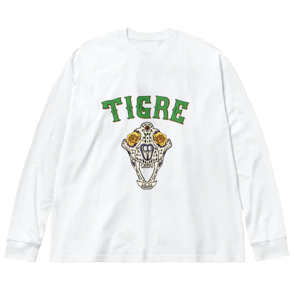 コノデザインのMexican Tigre Big Long Sleeve T-Shirt