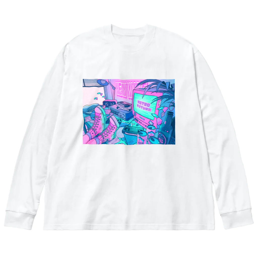 waccaのRETRO FUTURE Big Long Sleeve T-Shirt