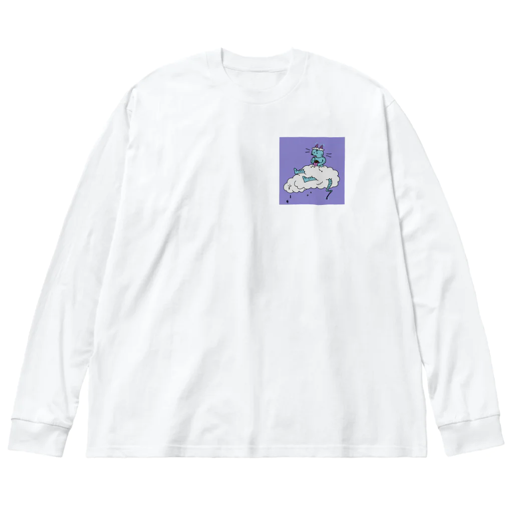 ISUKEのかみなりくん ビッグシルエットロングスリーブTシャツ