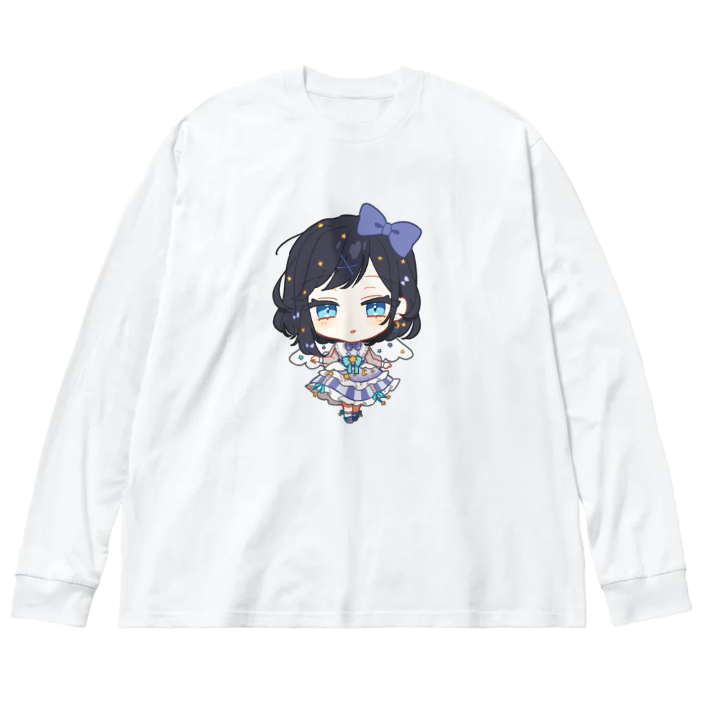 ゆめみうつつ🌠💭個人VtuberのゆめみうつつTシャツ（天使） ビッグシルエットロングスリーブTシャツ