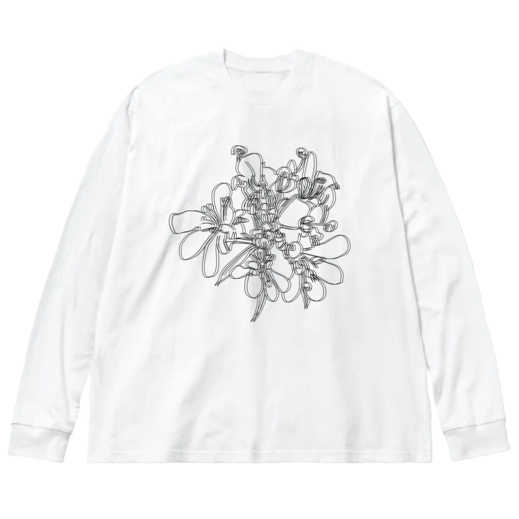 A33のパクチーの花 Big Long Sleeve T-Shirt