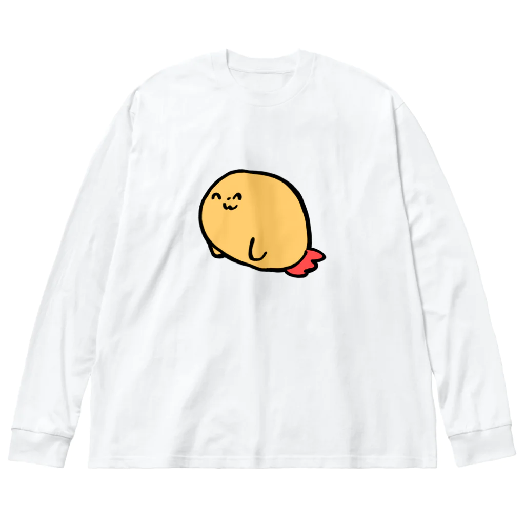 スガイのエビフライあざらし Big Long Sleeve T-Shirt