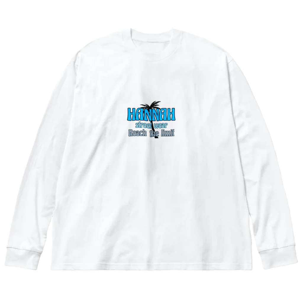 HANNAH street wear ハンナ　ストリートウェア(カバ店長)のHANNAH street wear  "Hawaiian“ ビッグシルエットロングスリーブTシャツ