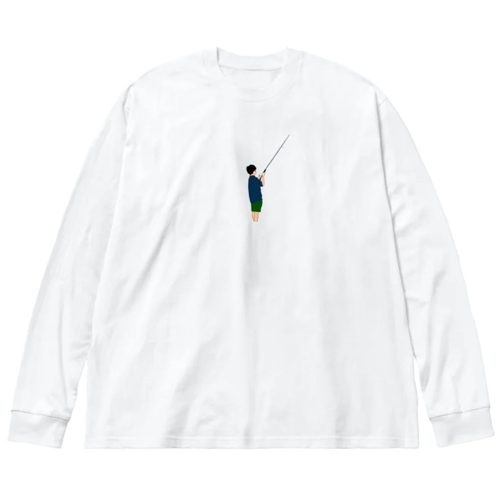 bababa-no-banのturikodomo Big Long Sleeve T-Shirt
