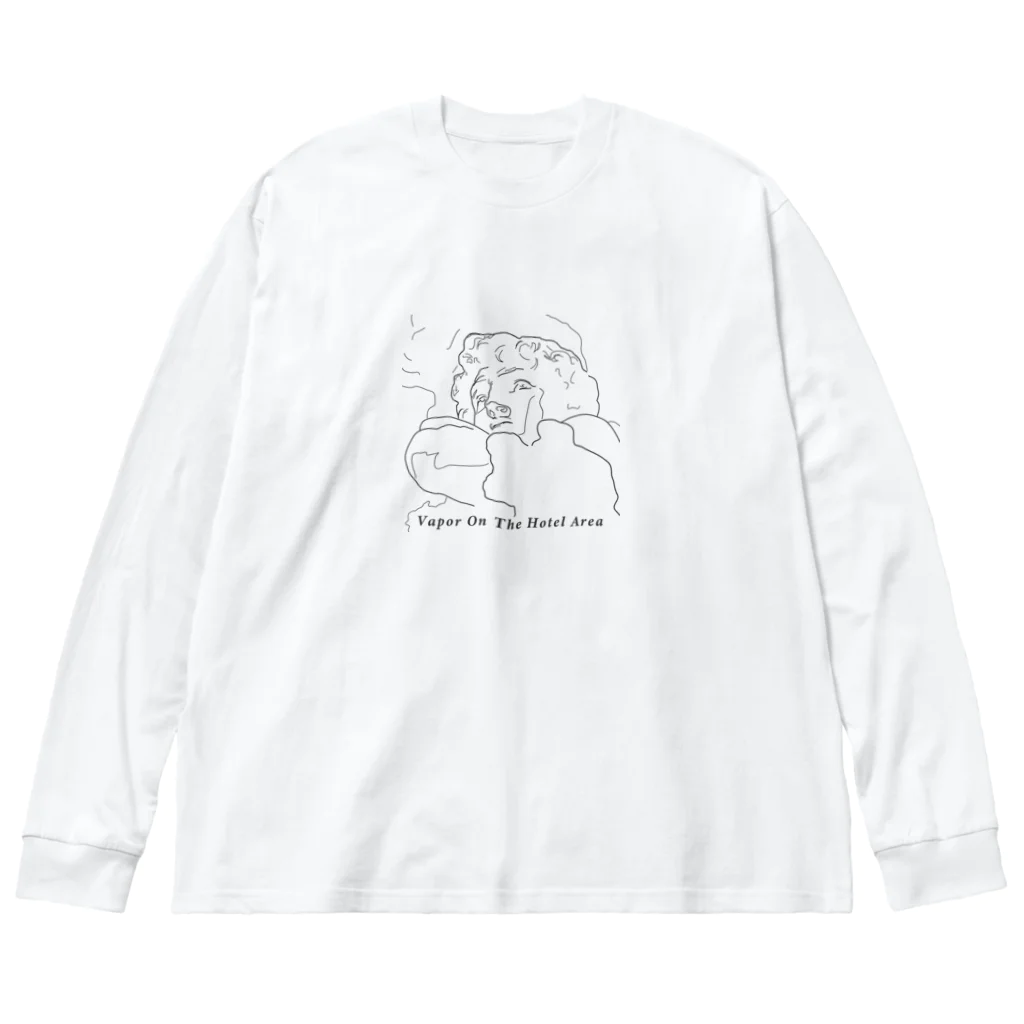 ホテル街で蒸気のホテル街で蒸気Tシャツ Big Long Sleeve T-Shirt