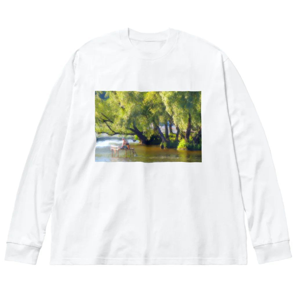 ランタン街・離れの 旅するカラフルTシャツ～ウクライナ編Ⅱ～ Big Long Sleeve T-Shirt